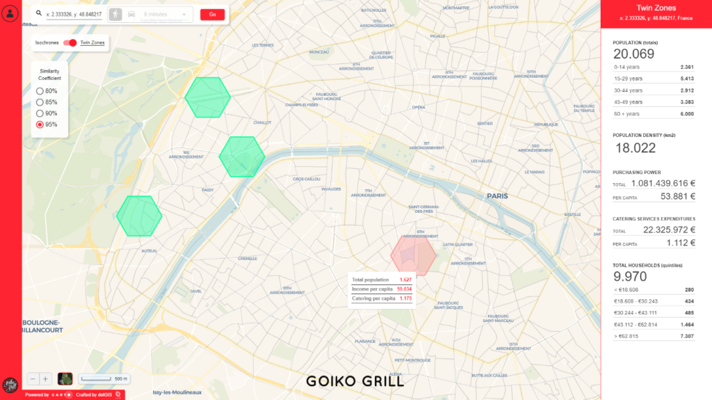 Location Intelligence Expansión Goiko Grill